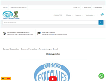 Tablet Screenshot of cursos-especiales.net